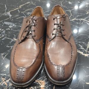 Christian Loubiton Classic Brown Leather Men's Shoes